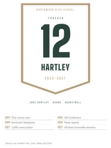 Forever #12 shirt, worn