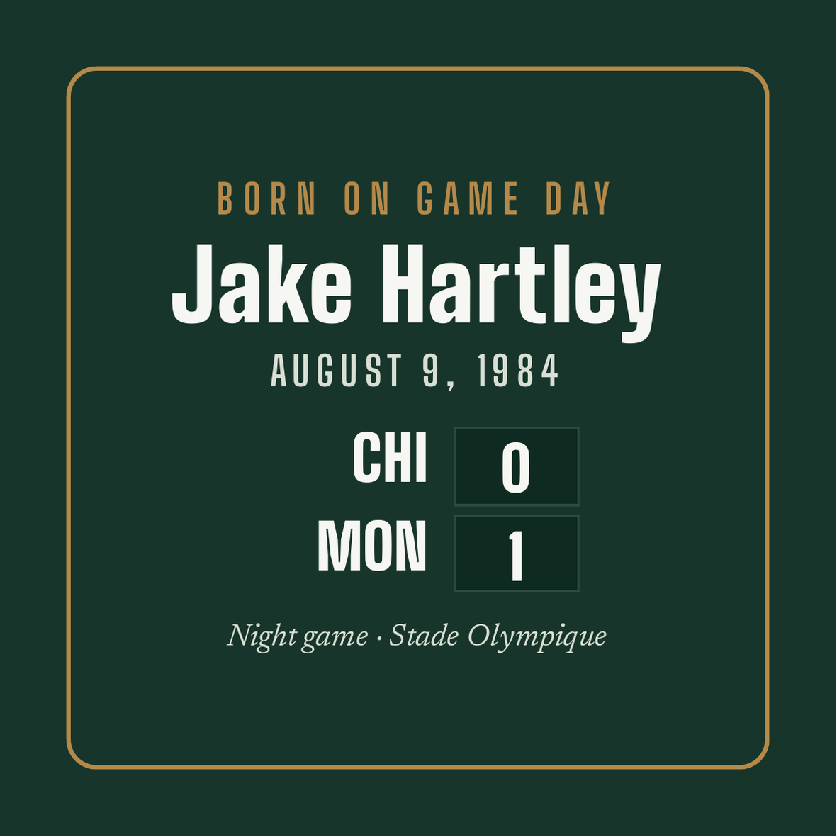 Coasters with a personalized box score design