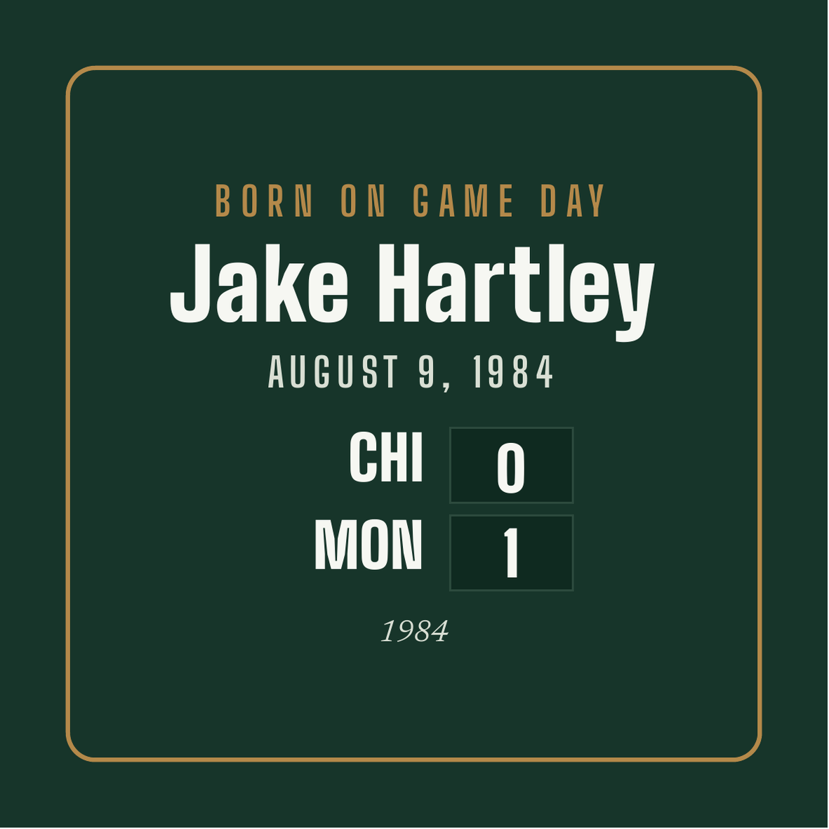 Coasters with a personalized box score design