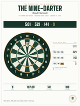 The Nine-Darter print