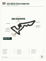 2021 United States Grand Prix Finish Print print