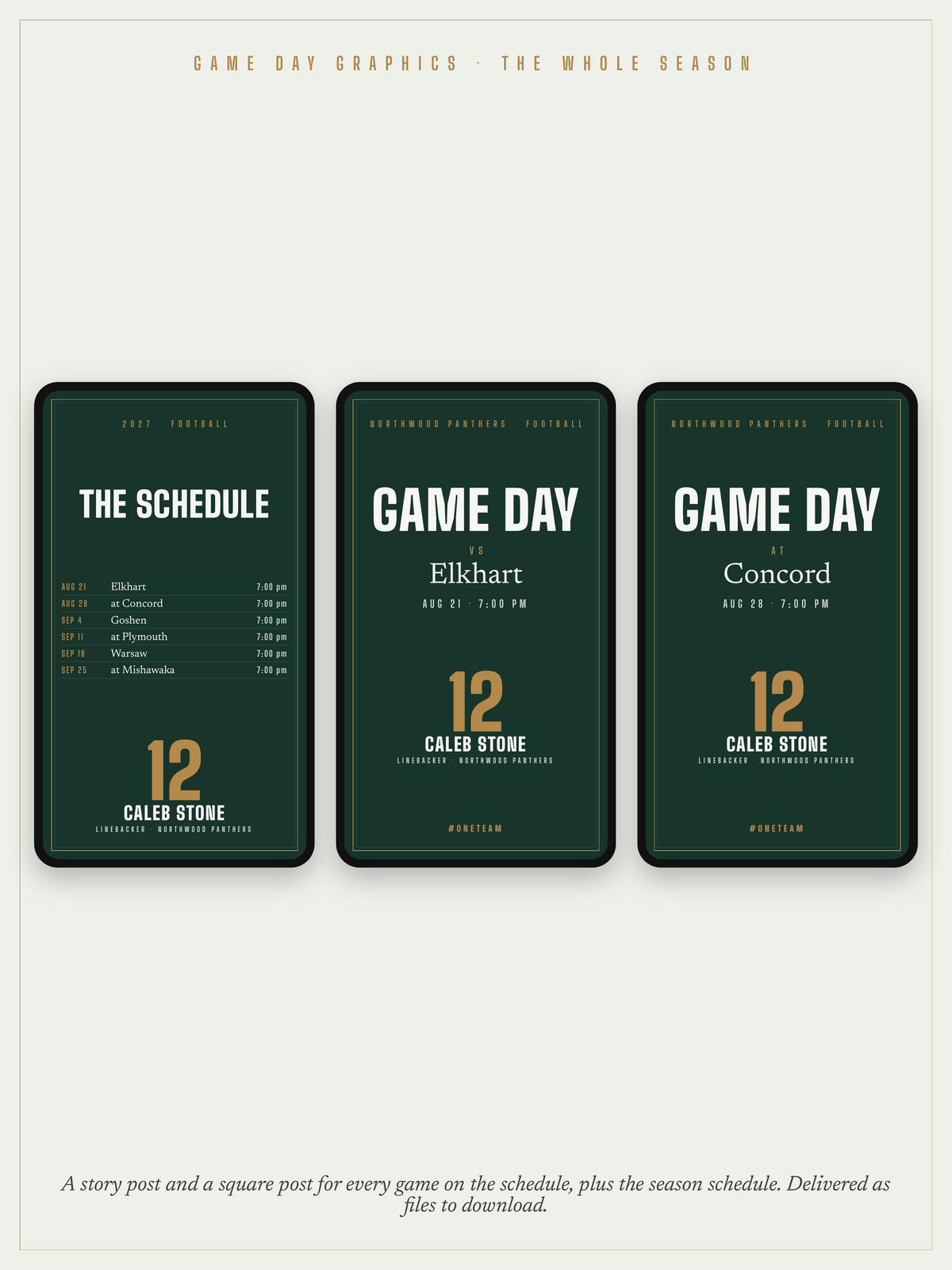 Game Day Graphics print