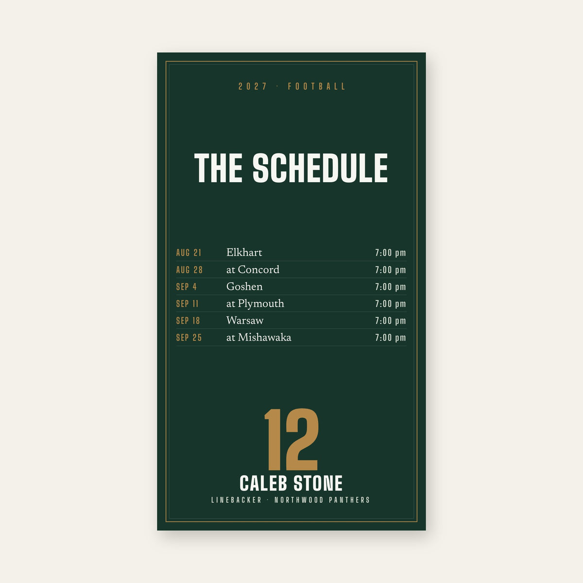 Game Day Graphics print
