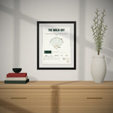 The Walk-Off hanging over a console table