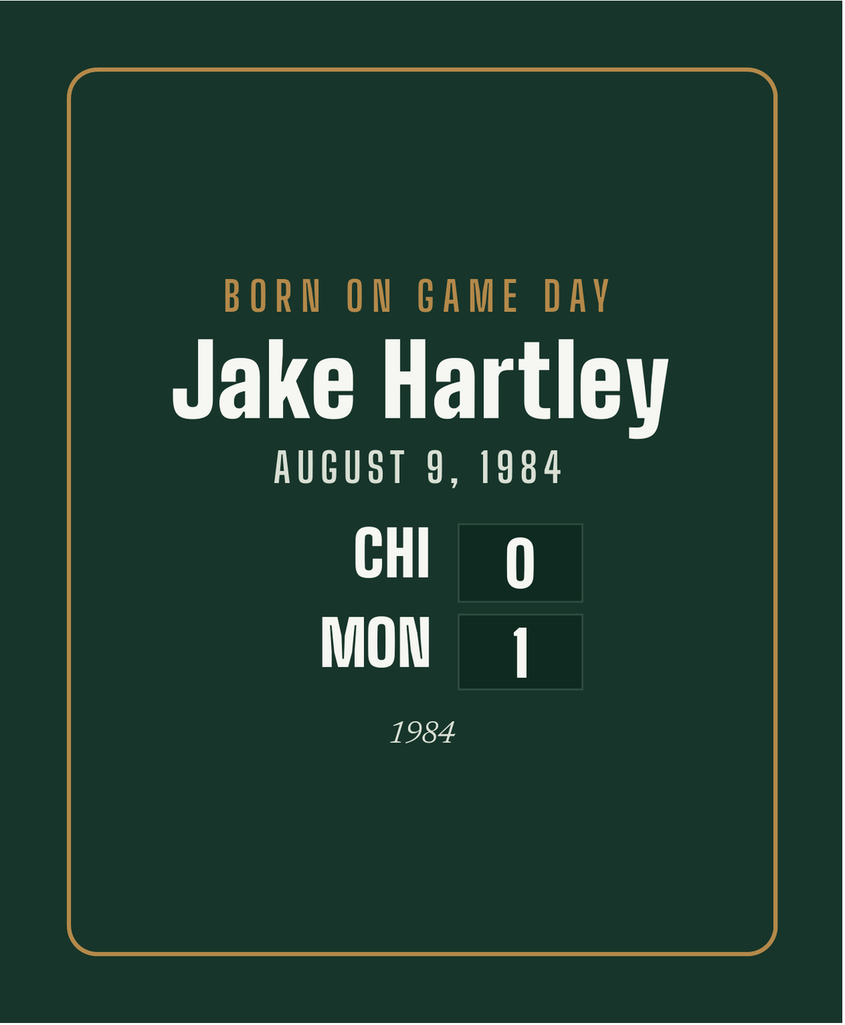 Can cooler with a personalized box score design