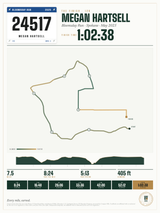 Bloomsday Run Finisher Print print