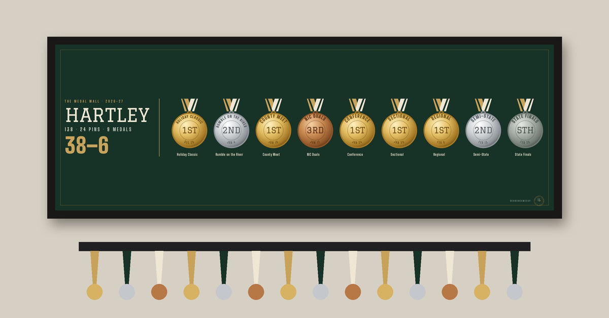 The Medal Wall print