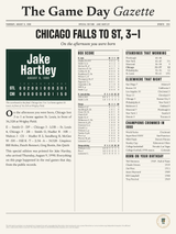 The Sports Page From the Day You Were Born print