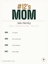 Senior Parent Print and Shirt print