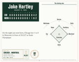 Puzzle with a personalized box score design