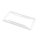 License plate frame with a personalized box score design