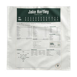 Tablecloth with a personalized box score design