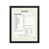 The Lineup Card print
