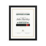 Rank Promotion Certificate print
