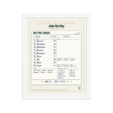 The Lineup Card print