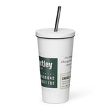 Tumbler with a personalized box score design
