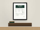 Football framed