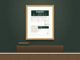 Basketball framed
