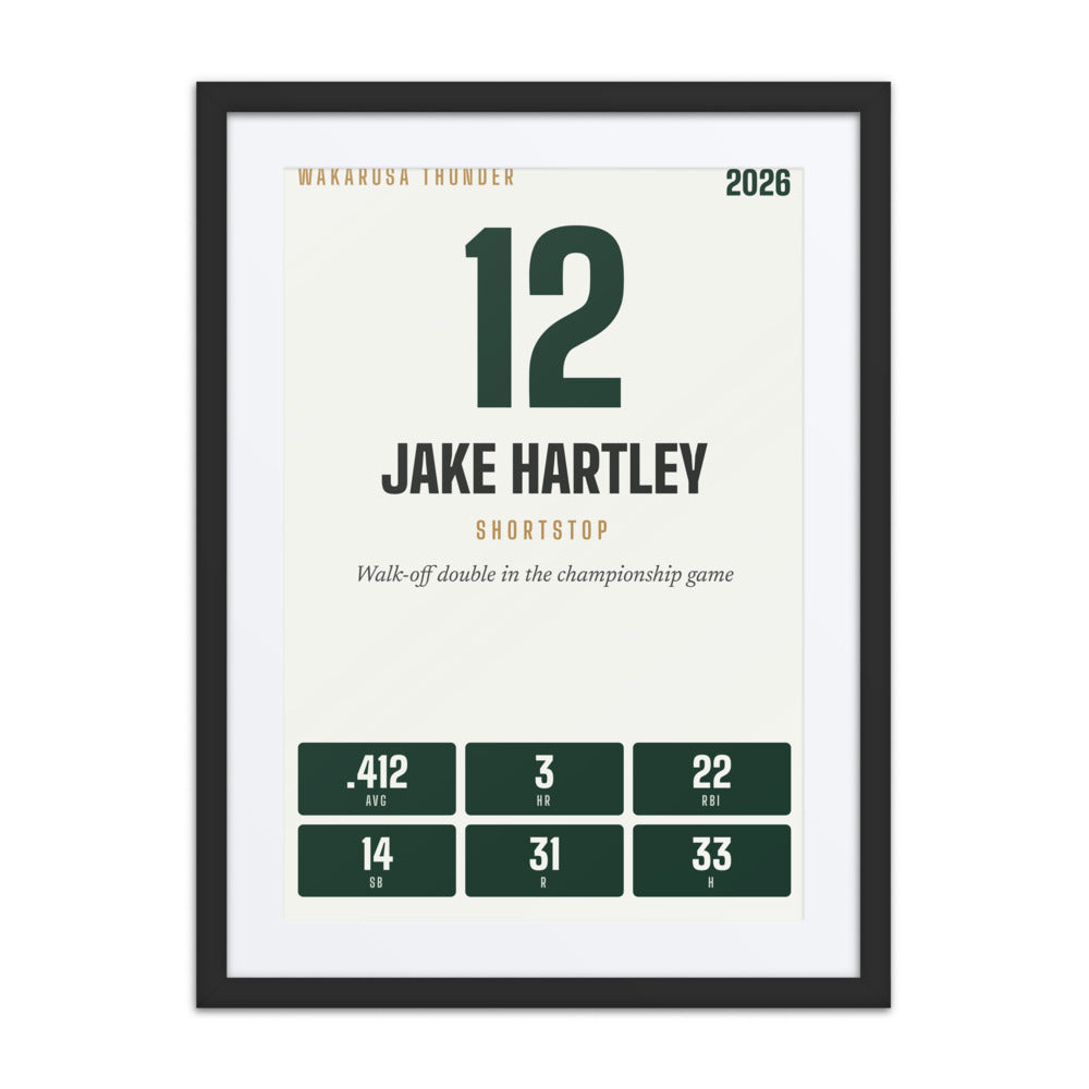 Player Card print