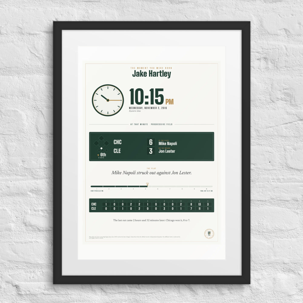 The Moment You Were Born print