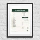 League Lore print