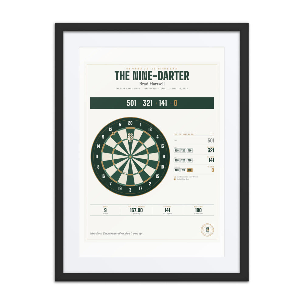 The Nine-Darter print