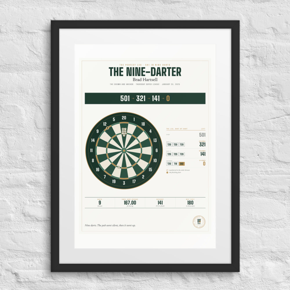 The Nine-Darter print