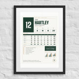 Senior Night Career Record print