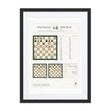 The Game Chess Print print