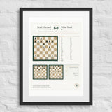 The Game Chess Print print