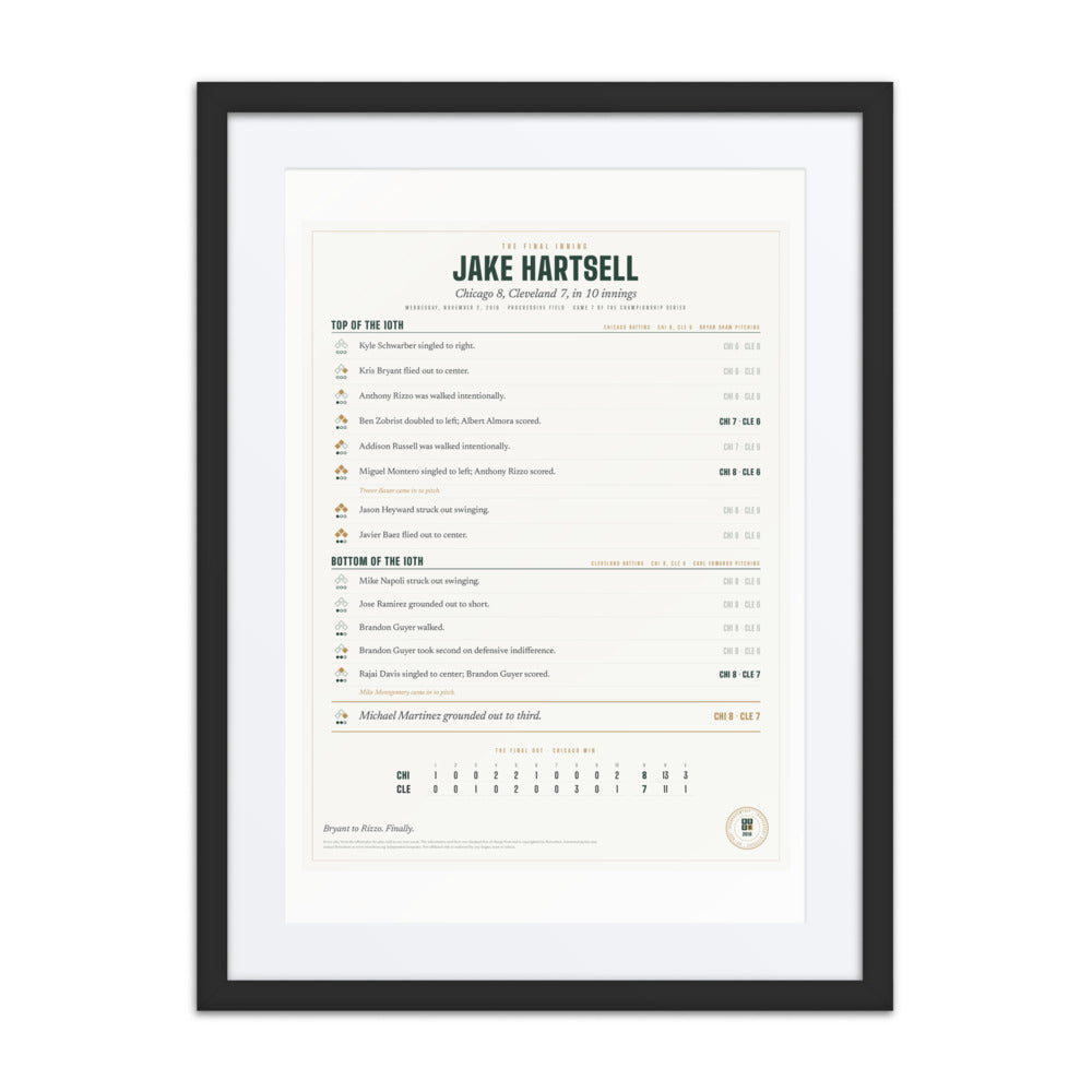 The Final Inning, or The Final Drive print