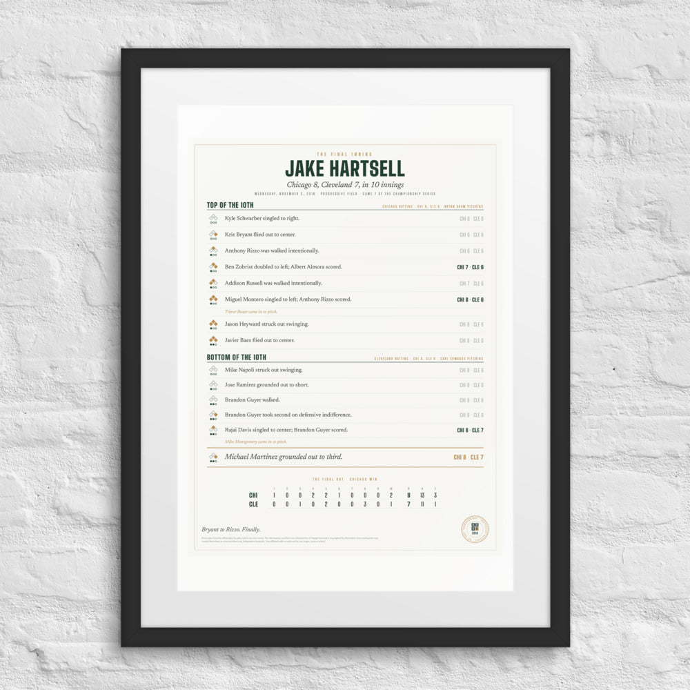The Final Inning, or The Final Drive print