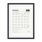 Track Bucket List print