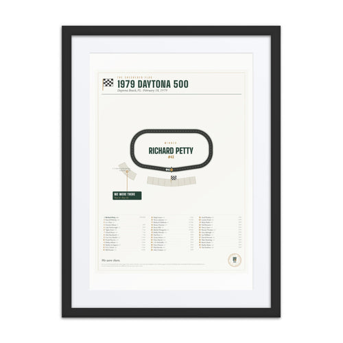 1979 Daytona 500 Finish Print print