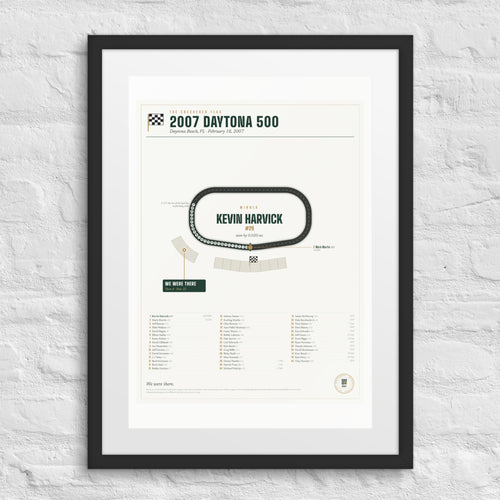 2007 Daytona 500 Finish Print print