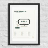 1992 Indianapolis 500 Finish Print print