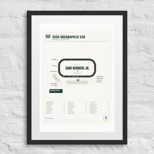 2006 Indianapolis 500 Finish Print print