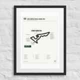 2012 United States Grand Prix Finish Print print