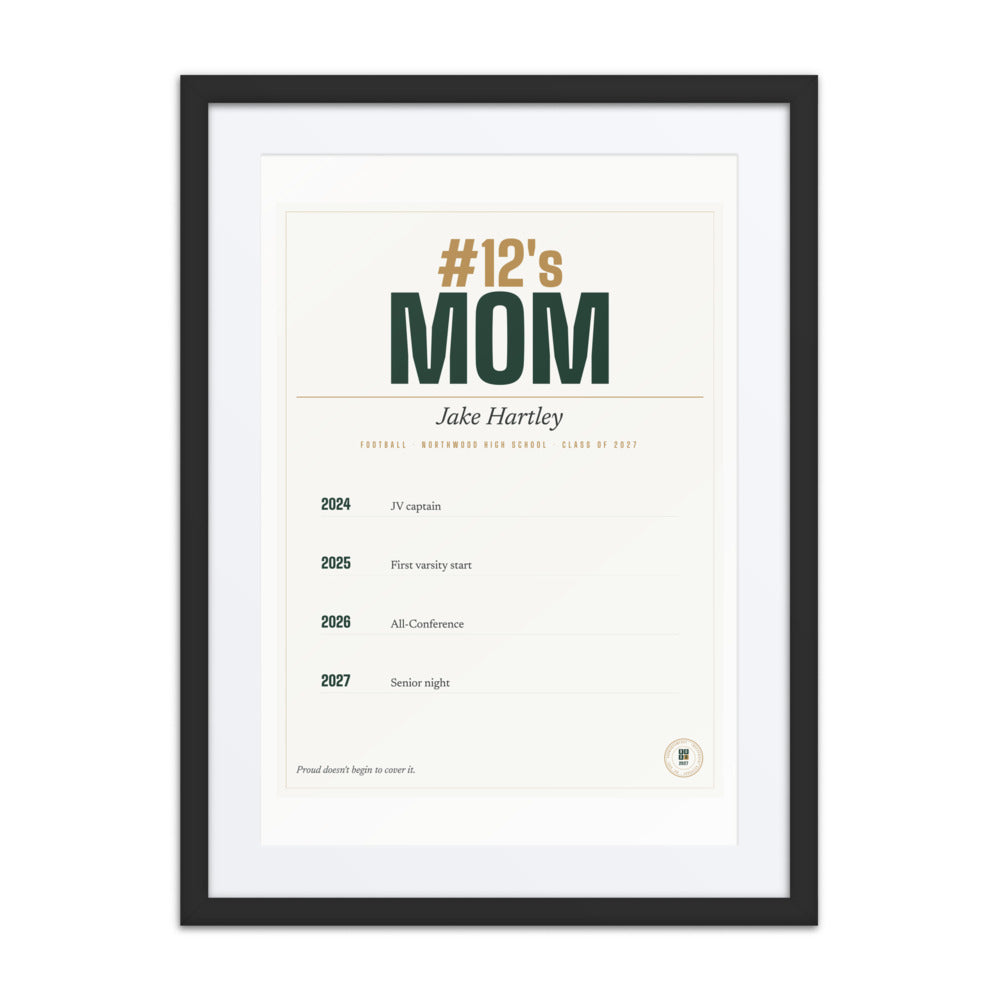 Senior Parent Print and Shirt print