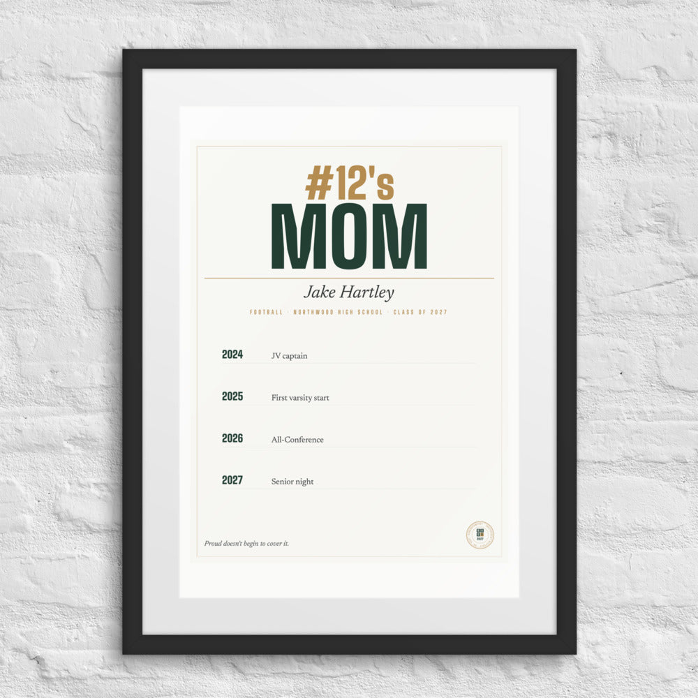 Senior Parent Print and Shirt print
