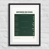 School Records Board print