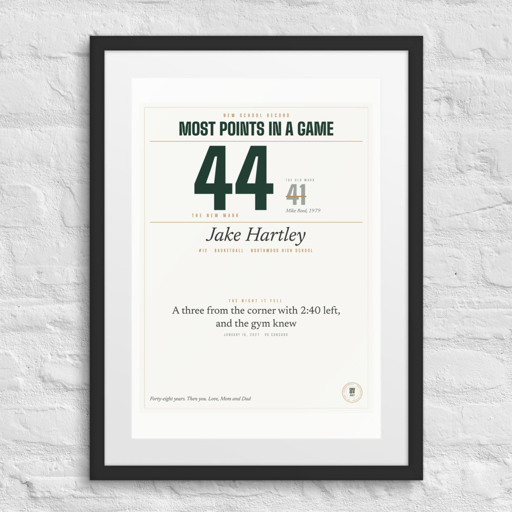 Record Breaker Print print