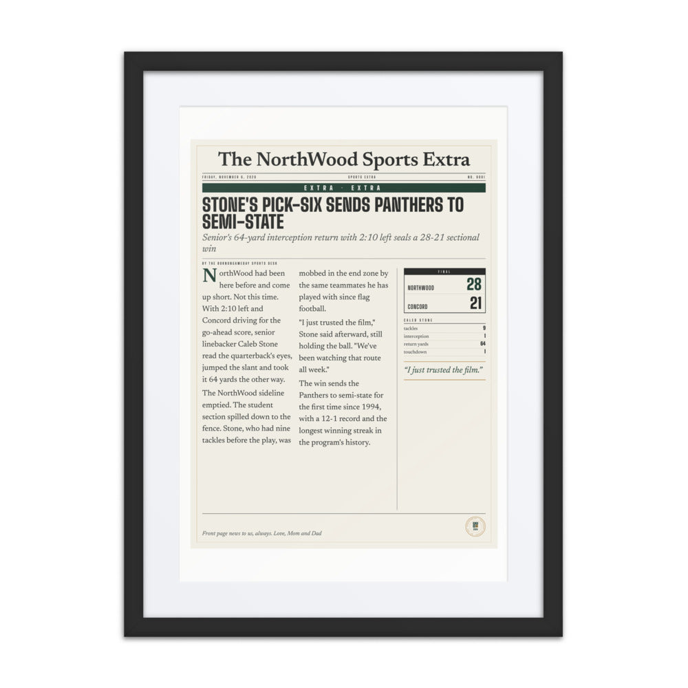 The Front Page print