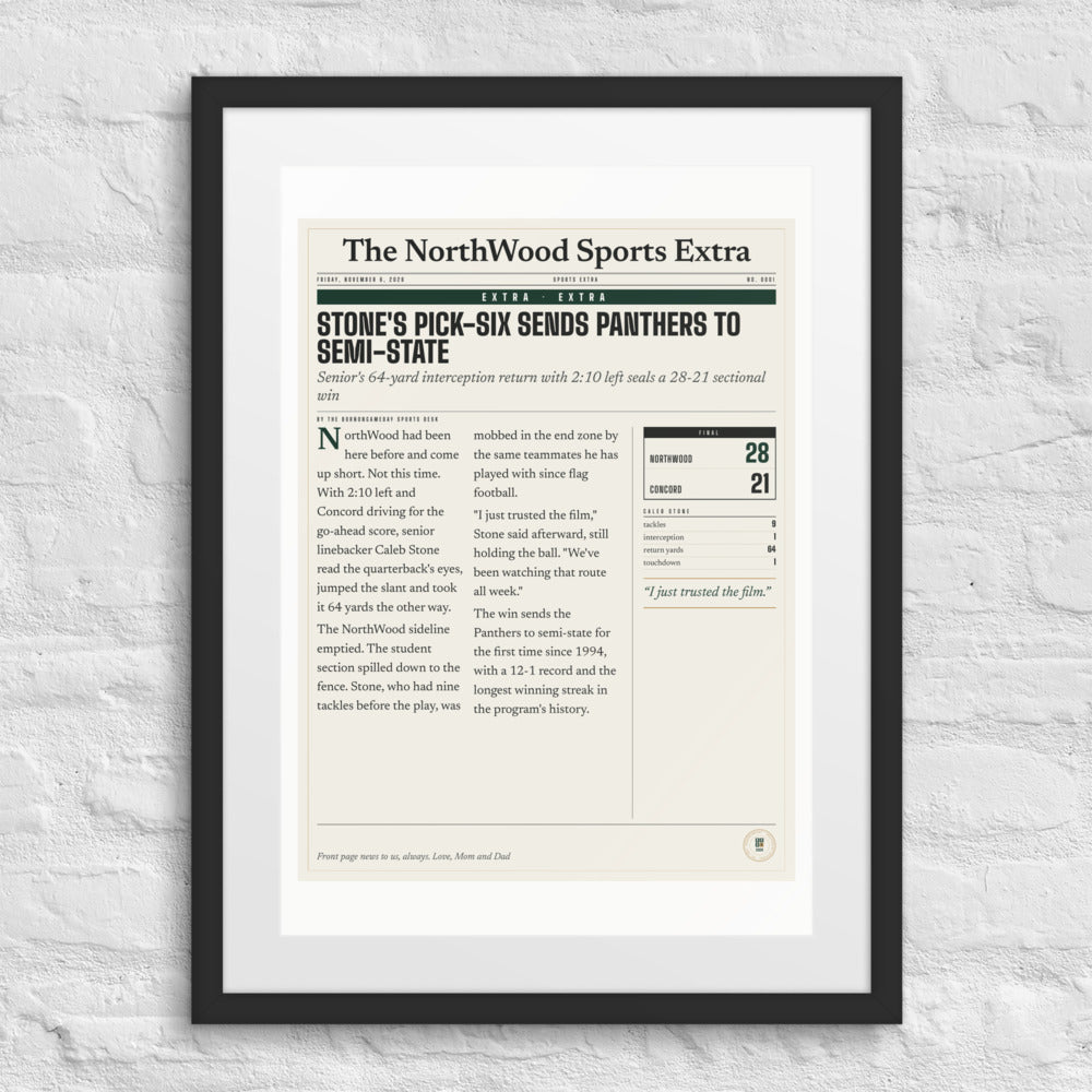 The Front Page print