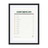 Black Belt Honor Roll print