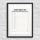 Black Belt Honor Roll print