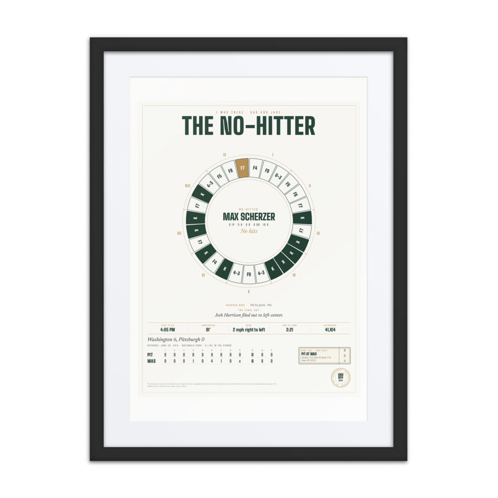 The No-Hitter print