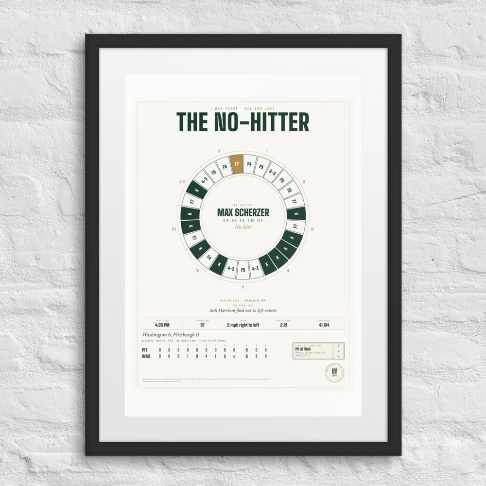 The No-Hitter print