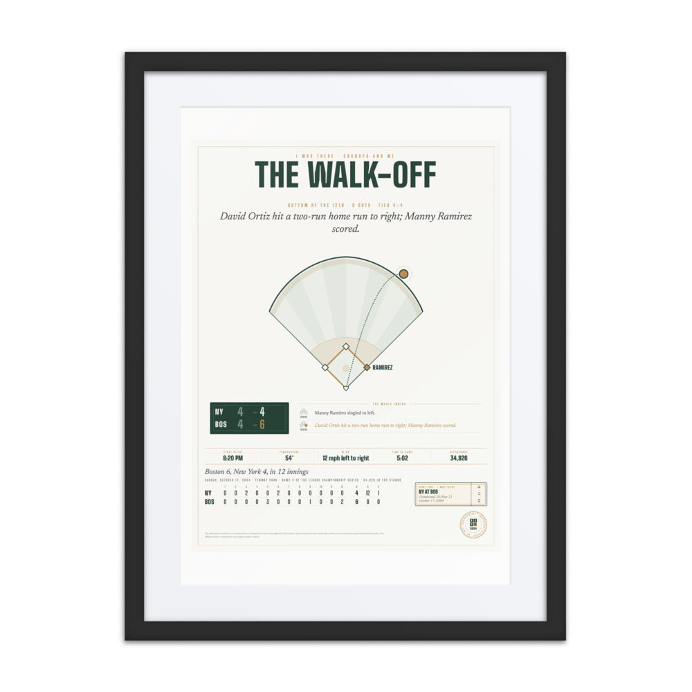 The Walk-Off print