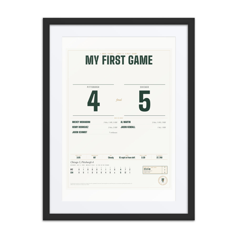 My First Game print